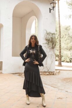 Vestido Largo Pétalo