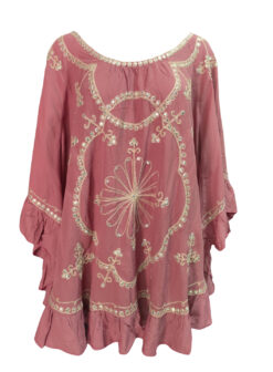 Kaftán Ibiza Beach Dusty Pink