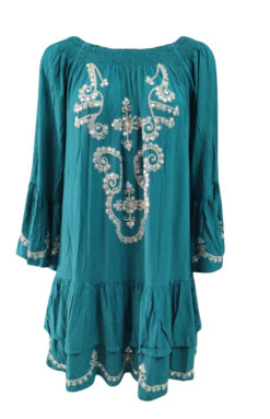 Kaftán Formentera Verde Teal