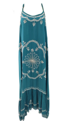 Vestido Tirantes Verde Teal