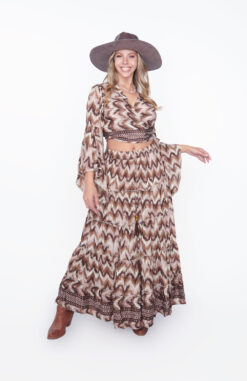 Maxi Falda Breeze Sand