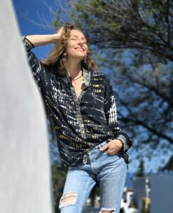 Camisa Dream Tie Dye Black
