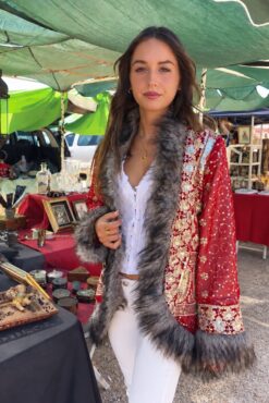Chaqueta Boho Indian Red